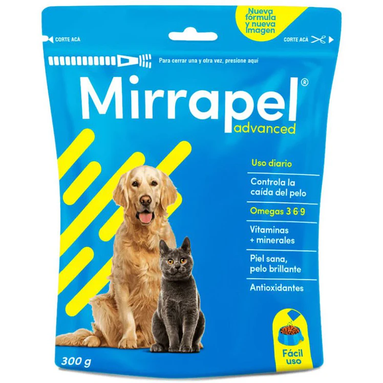 Mirrapel Advanced Multivitaminico En Polvo Perros Gatos 300G