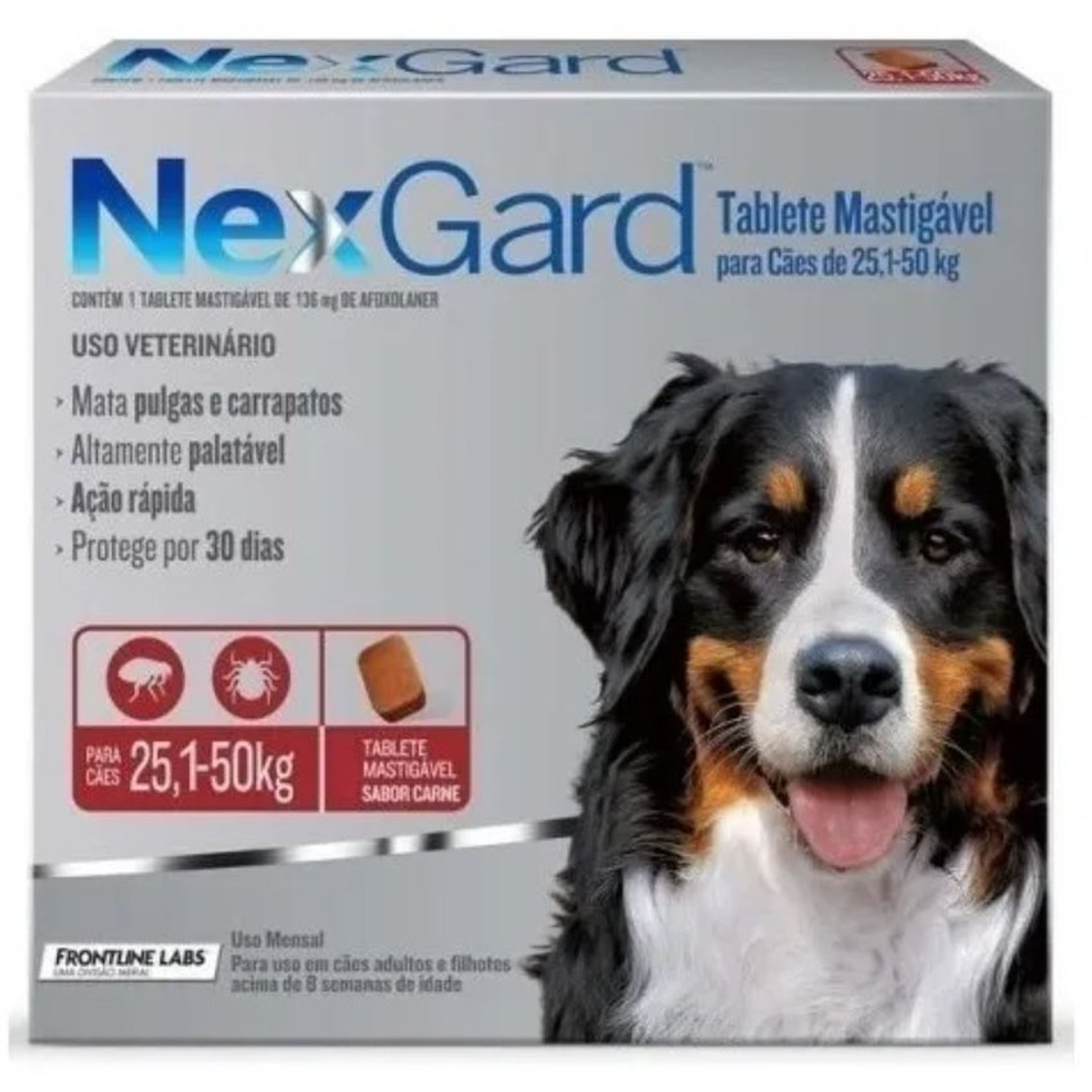 Nexgard Masticable Pulgas Garrapatas Perros 25,1 - 50Kg