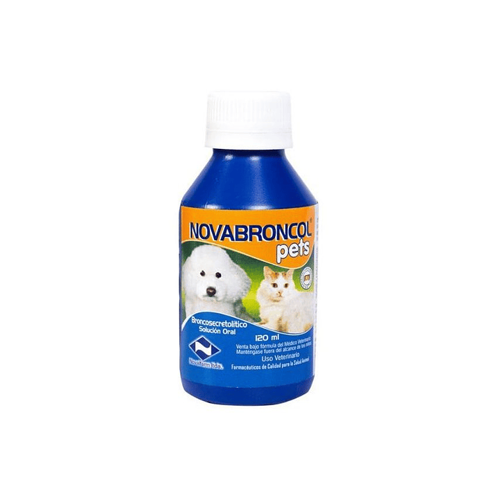 Novabroncol Pets Afecciones Pulmonares 120Ml