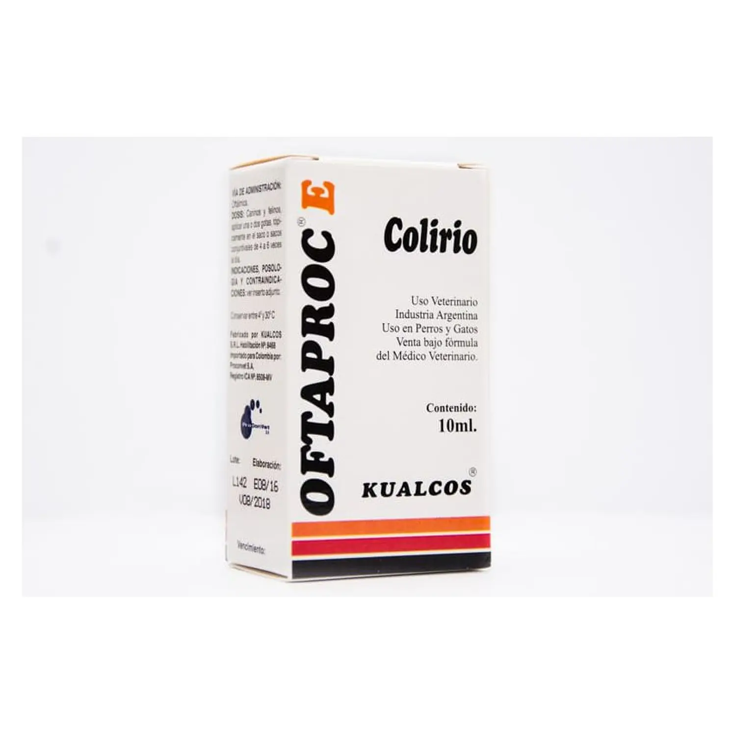 Oftaproc E Gotas Ojos Infecciones Perros Gatos 10Ml
