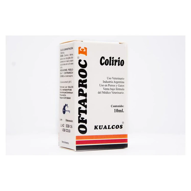 Oftaproc E Gotas Ojos Infecciones Perros Gatos 10Ml
