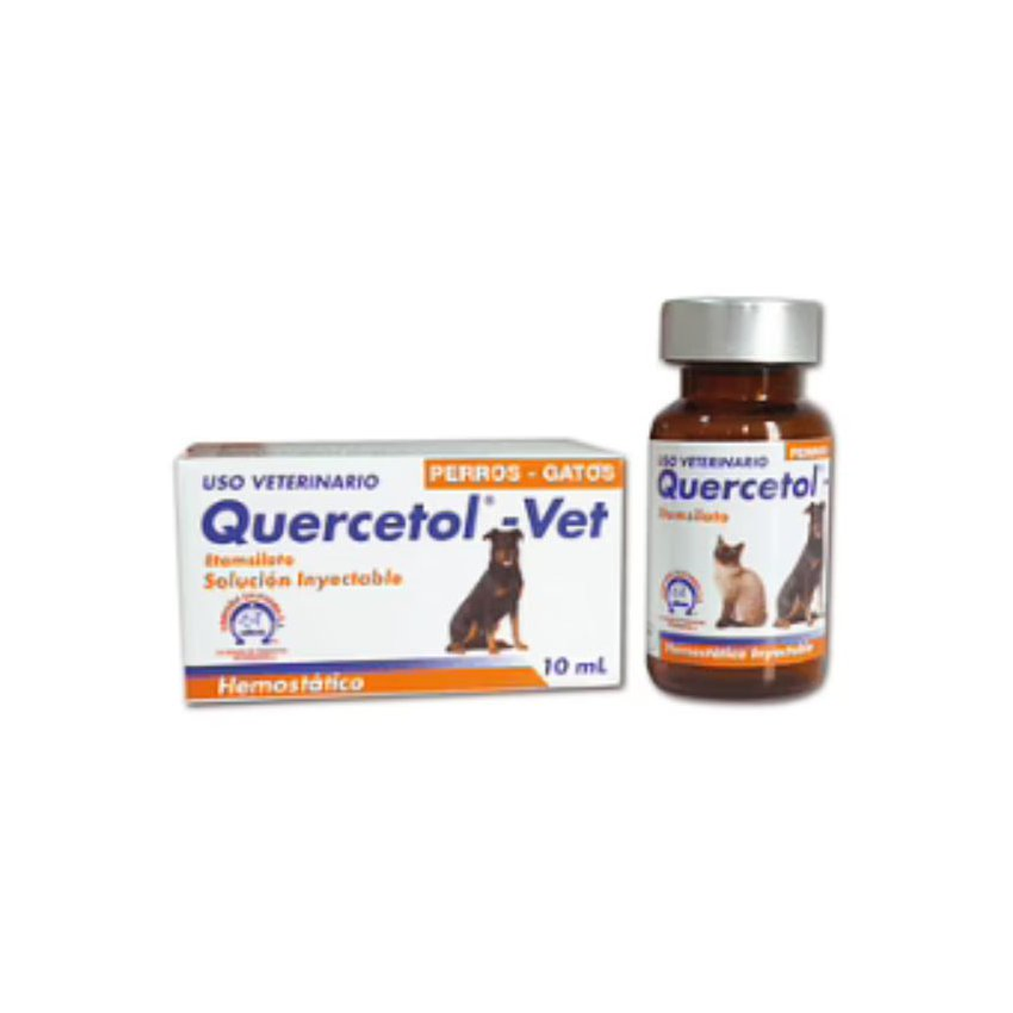 Quercetol Hemostatico Inyectable Perros Gatos 10Ml