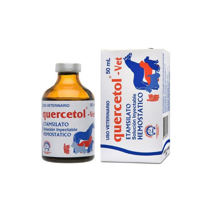 Quercetol Hemostatico Inyectable Perros Gatos 50Ml