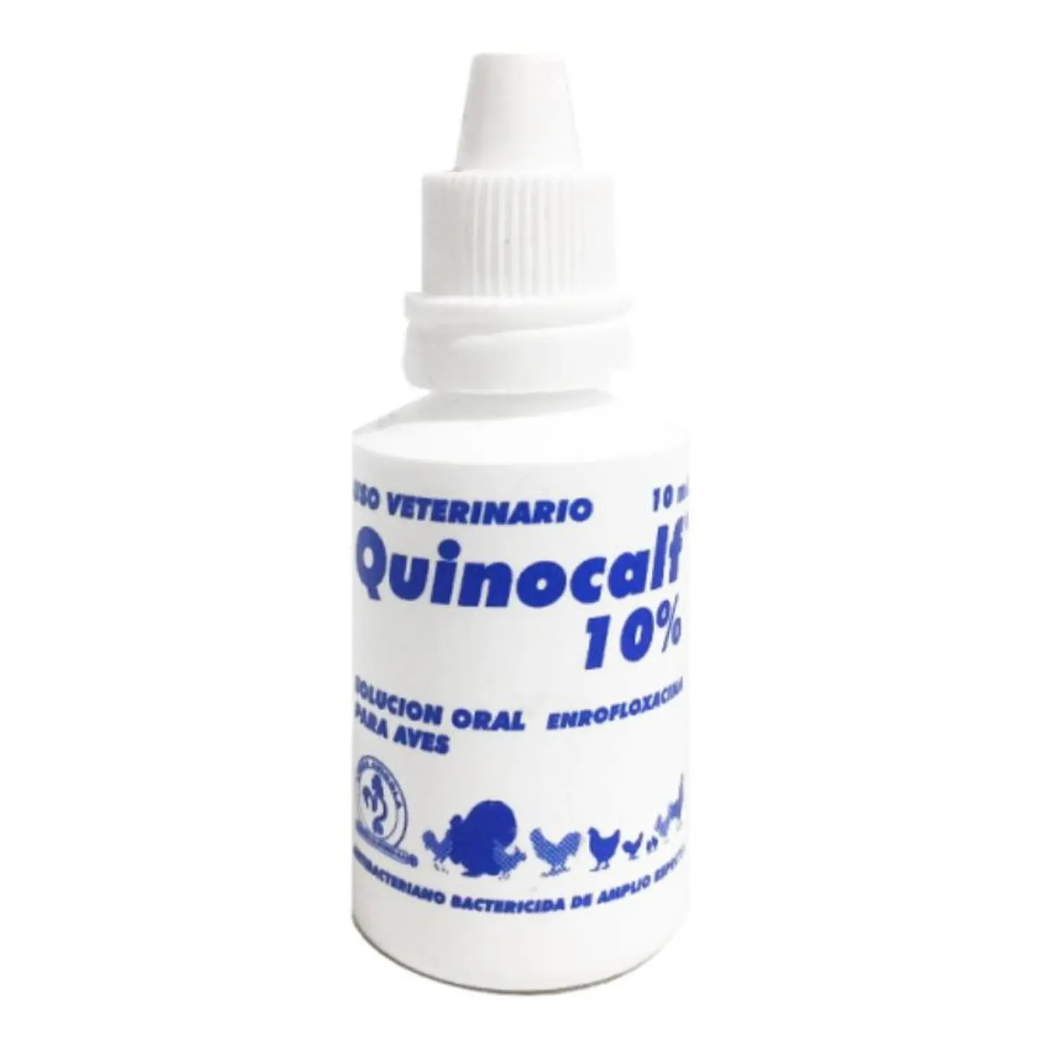 Quinocalf Oral 10 Antibiotico Perros Gatos Gotas X10Ml