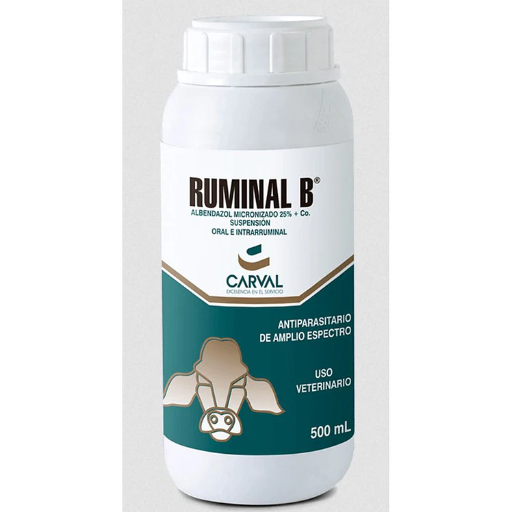 Ruminal B Antiparasitario Oral Bovinos 500Ml