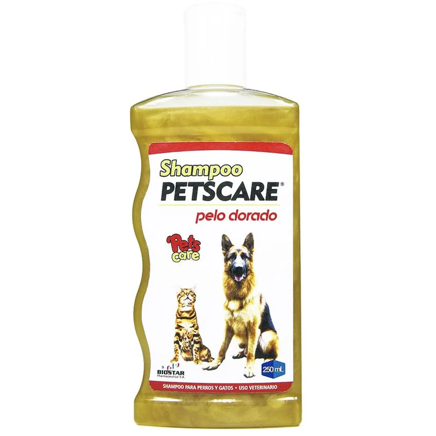 Shampoo Petscare Pelo Dorado Perros Gatos 250Ml