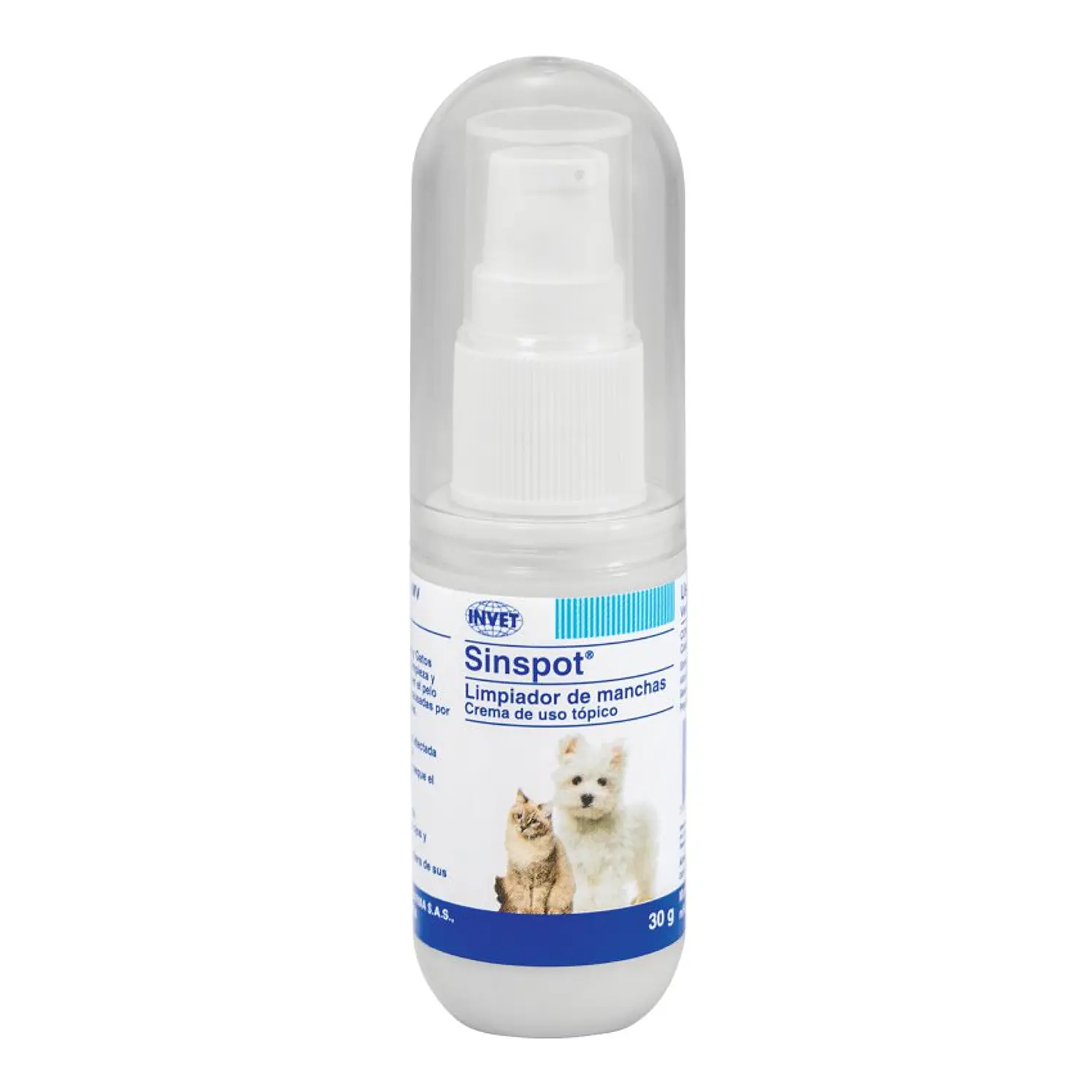 Sinspot Limpiador Manchas Contorno Ojos Perros Gatos 30G