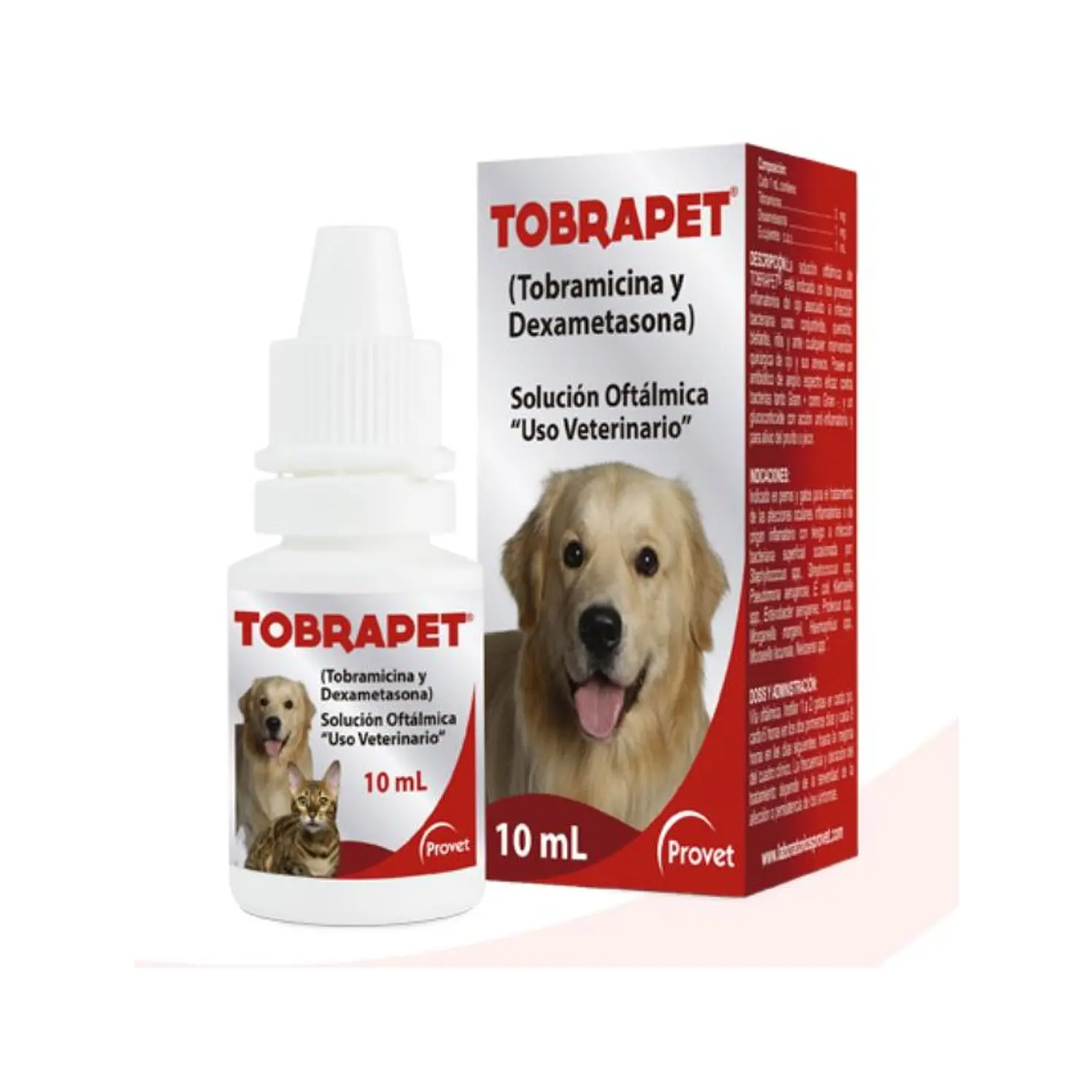 Tobrapet Gotas Ojos Infecciones Perros Gatos 10Ml