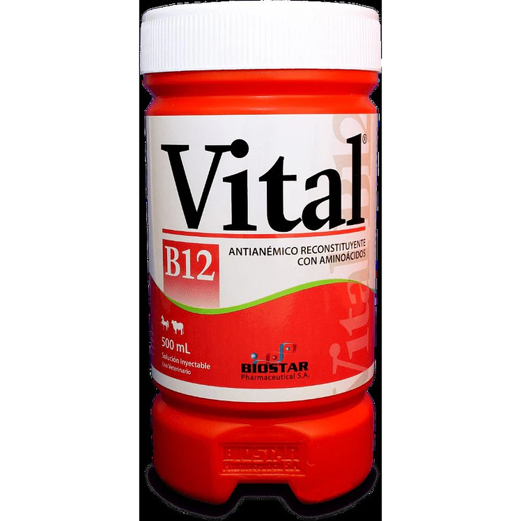 Vital B12 Complejo Vitaminico Inyectable Equinos Y Otros 500Ml