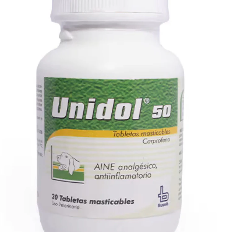 Unidol 50 Analgesico Antiinflamatorio Perros Y Gatos 30Tab
