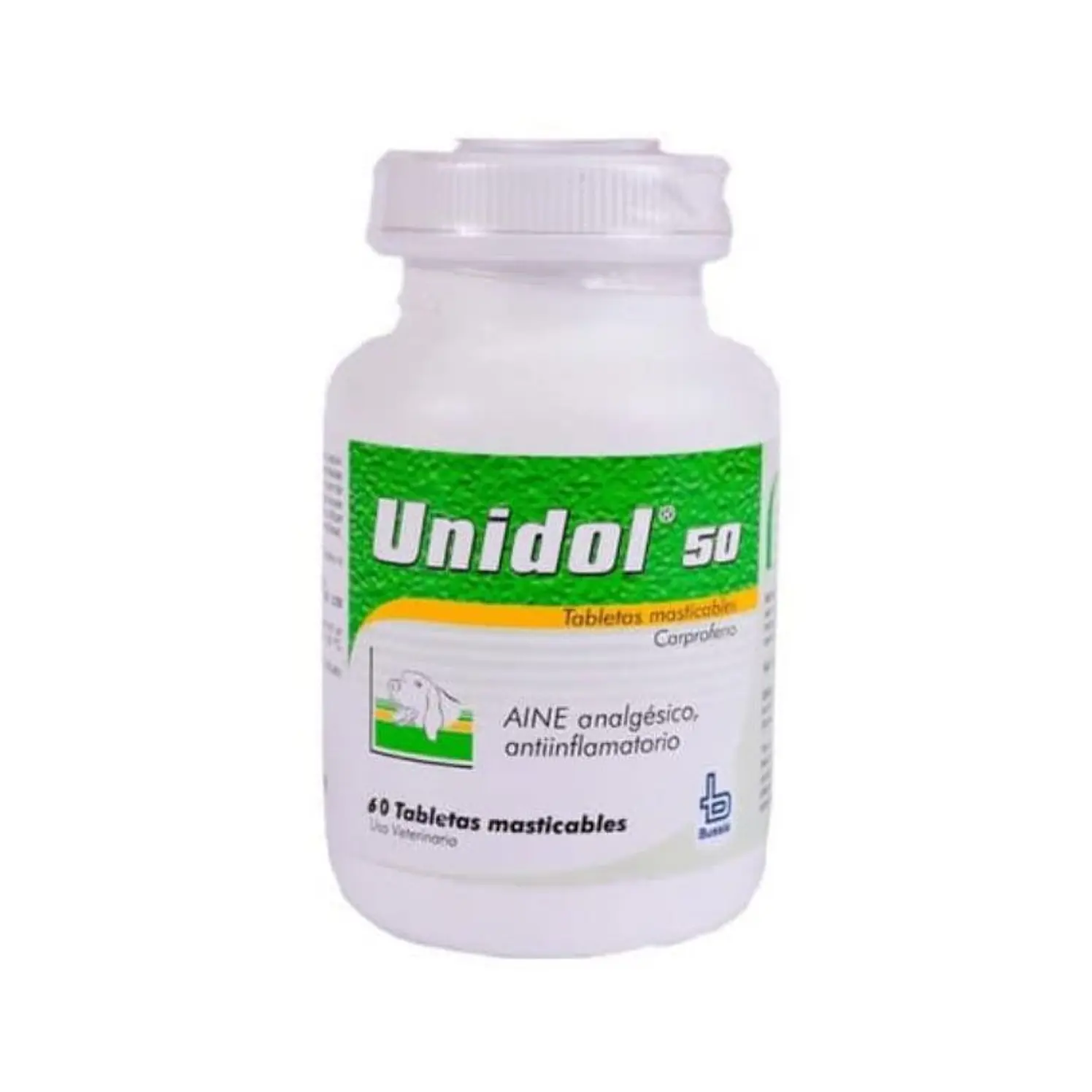 Unidol 50 Analgesico Antiinflamatorio Perros Y Gatos 60Tab