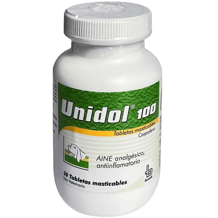 Unidol 100 Analgesico Antiinflamatorio Perros Y Gatos 30Tab