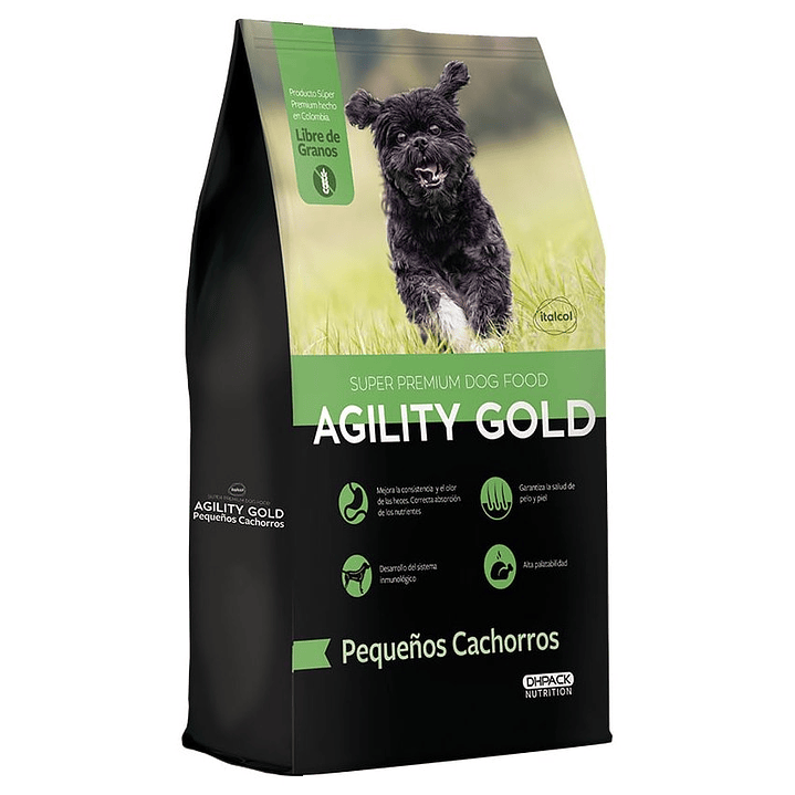 Agility Gold Perros Cachorros Razas Pequeñas 8Kg