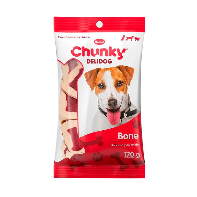 Chunky Delidog Bone Snacks Perros 170G