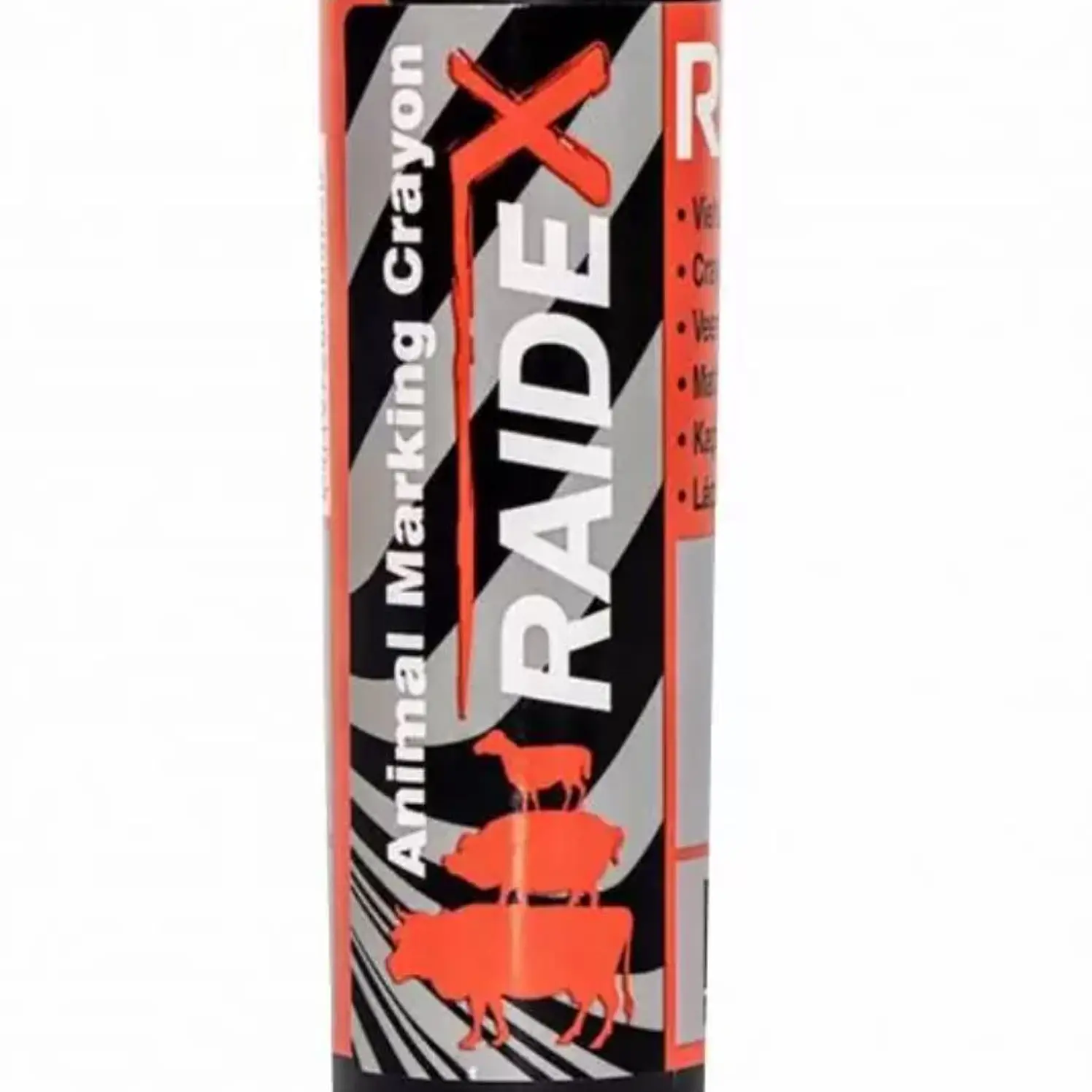Lapiz Marcador de Ganado Raidex Color Rojo