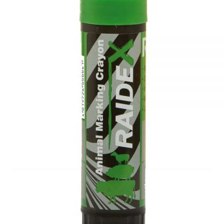 Lapiz Marcador de Ganado Raidex Color Verde