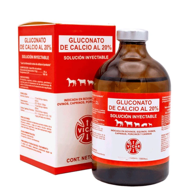 Gluconato de Calcio x 100ml Vicar