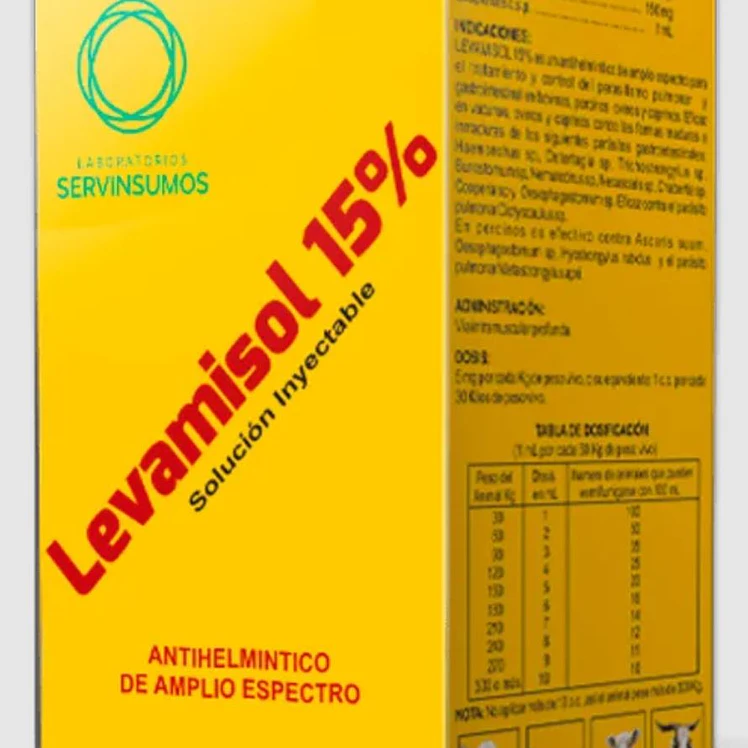 Antiparasitario Levamisol 15% Inyectable x50ml Servinsumos