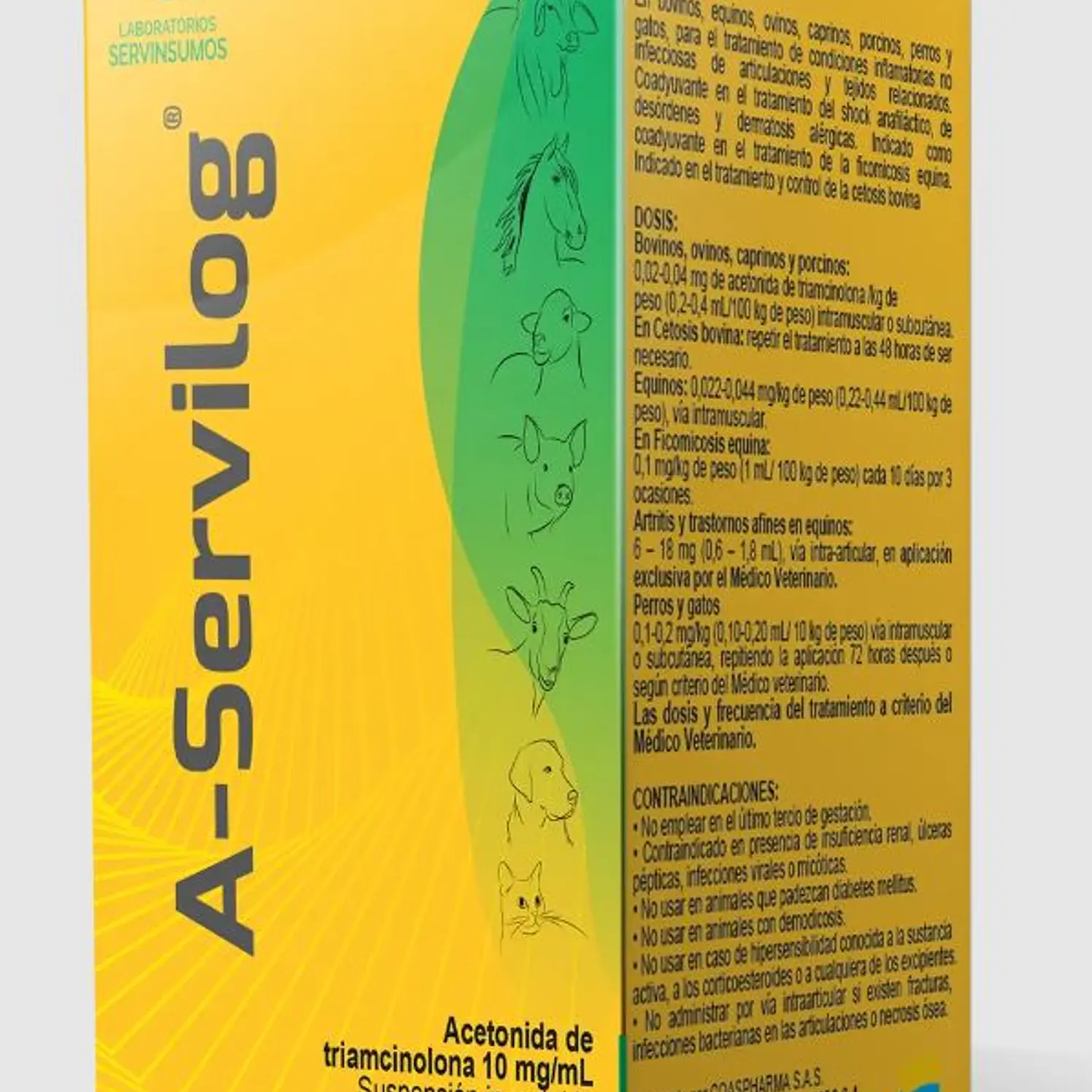 Antiinflamatorio Inyectable A-Servilog x 10ml