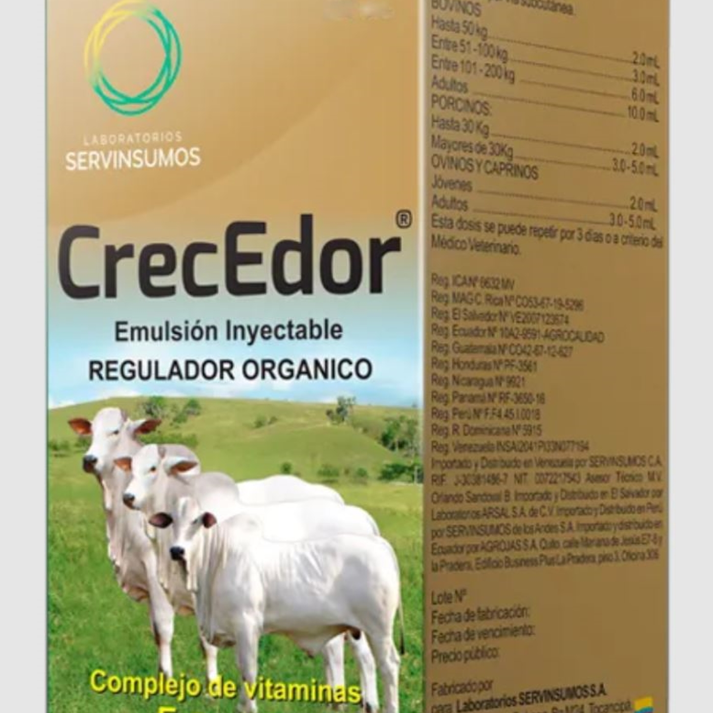 Crecedor x 50ml Servinsumos