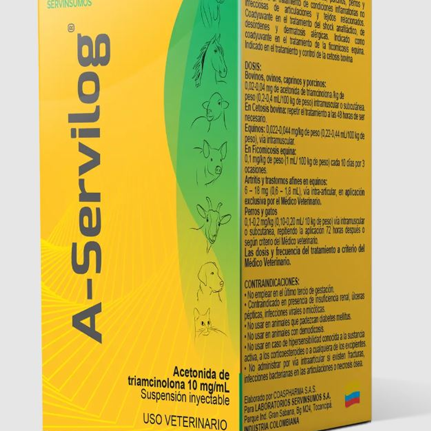 Antiinflamatorio Inyectable A-Servilog x 20ml