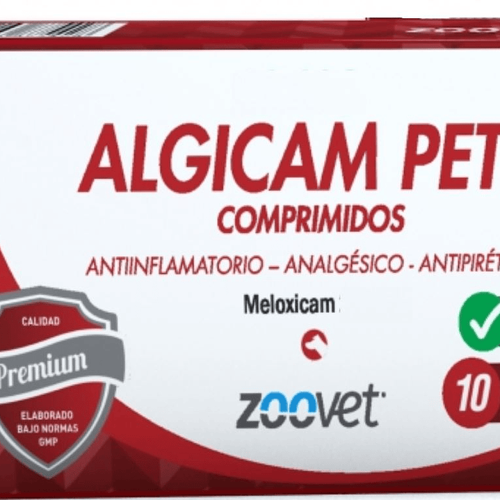 Algicam Pets Antiinflamatorio Analgesico x 4mg Blister x 10Tab