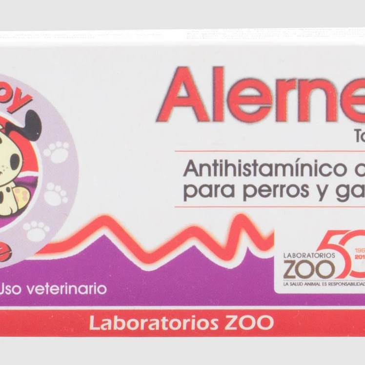 Alernex Antihistaminico Oral Perros Gatos Caja x30Tab