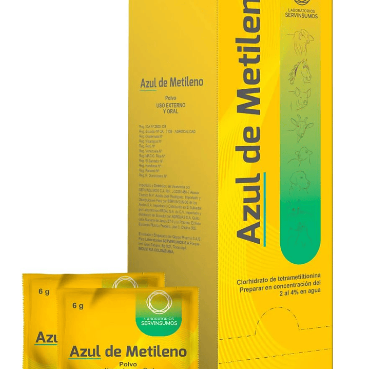 Antiseptico Azul De Metileno x 50g