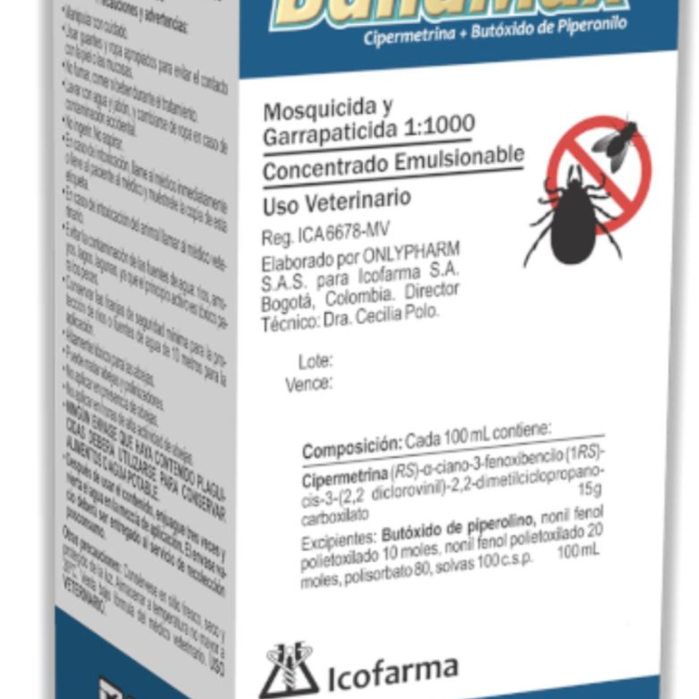 Bañamax Garrapaticida x100ml