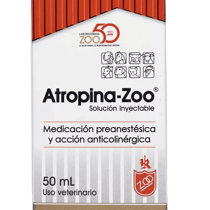 Atropina Zoo Solucion Inyectable x50ml