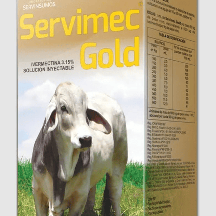 Antiparasitario Servimec Gold x200ml