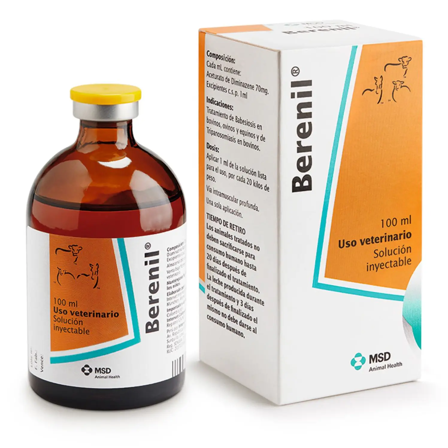 Berenil Solucion Inyectable X100ml