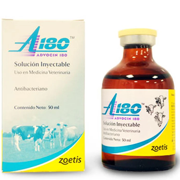 Antibacteriano Inyectable Advocin 180 x 50ml Zoetis