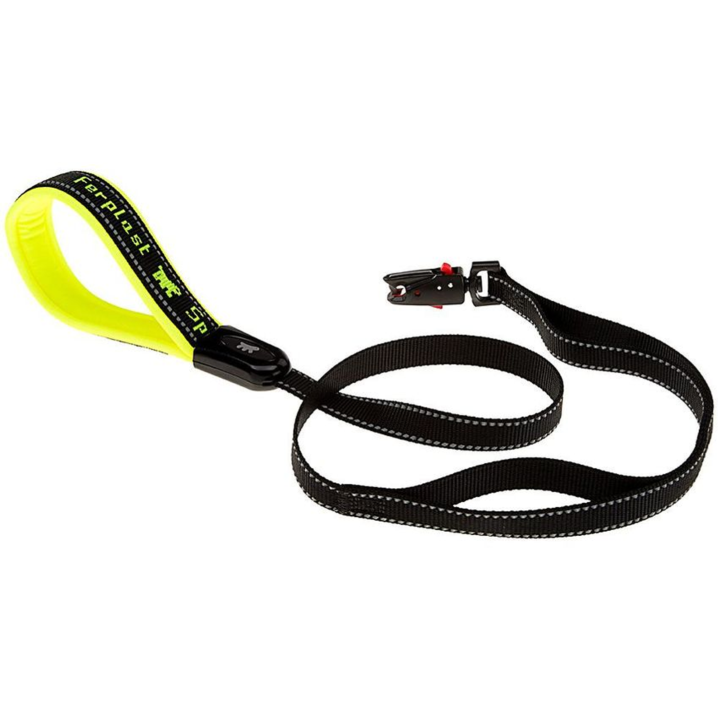 Correa Perro Ferplast Sport Dog Matic G25x120 Amarillo