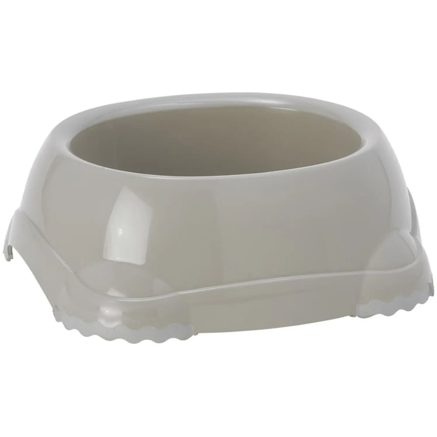 Comedero Bebedero Antideslizante Moderna Smarty Gris 1245gr