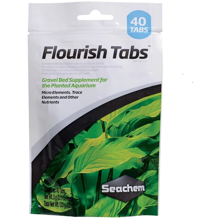 Seachem Flourish Tabs 40 Tabletas Fertilizante Plantas