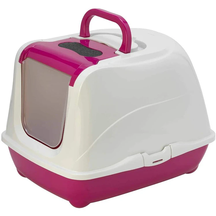 Arenero Gatos Moderna Flip Top Jumbo C240 Fucsia