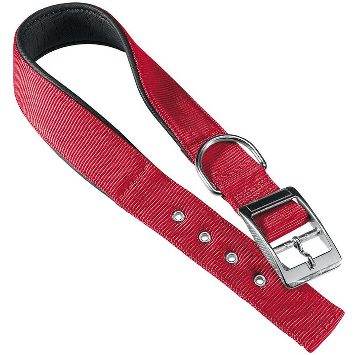 Collar Nylon Perro Ferplast Daytona C40x69 Rojo