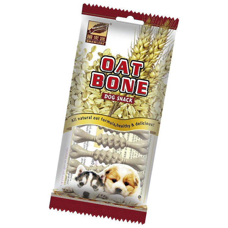 Hueso Perros Oat Bone Avena Leche 7cm 7 Uds