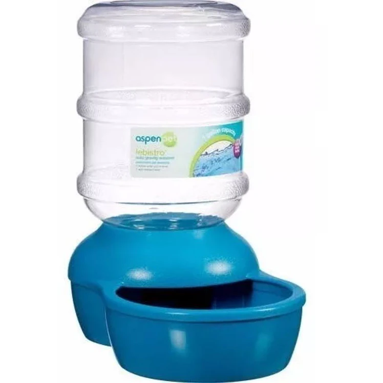 Bebedero Automatico Gravedad Petmate Perro Gatos Azul 15 Lt