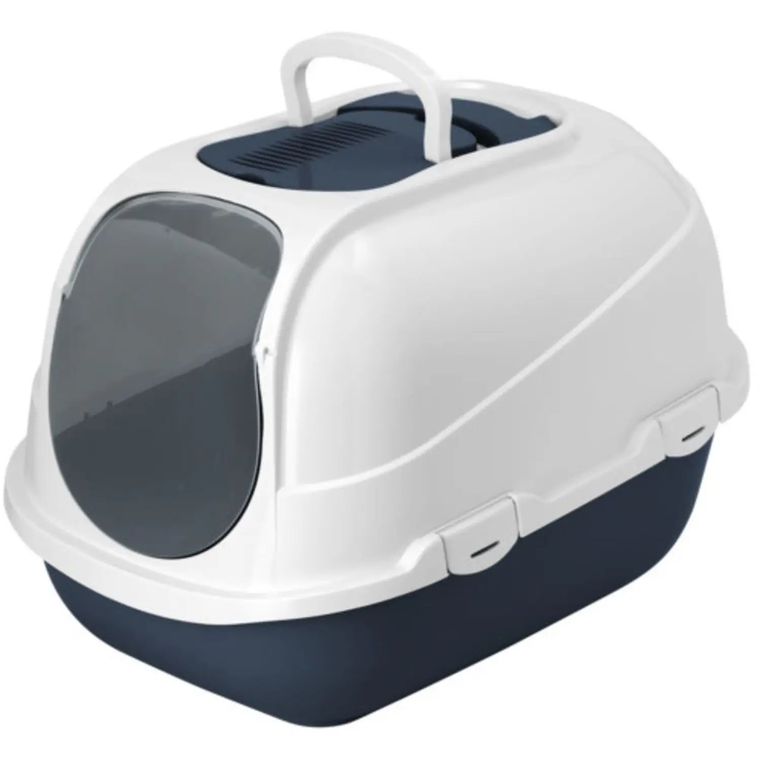 Arenero Gatos Moderna Mega Comfy Azul Grande