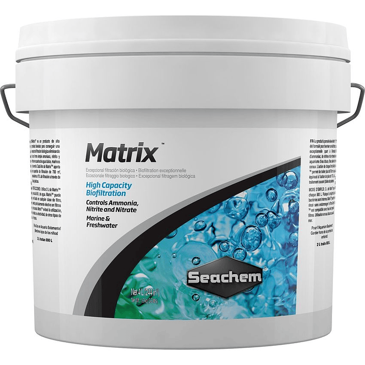 Seachem Matrix Soporte Para Filtro Biológico 20 Lt