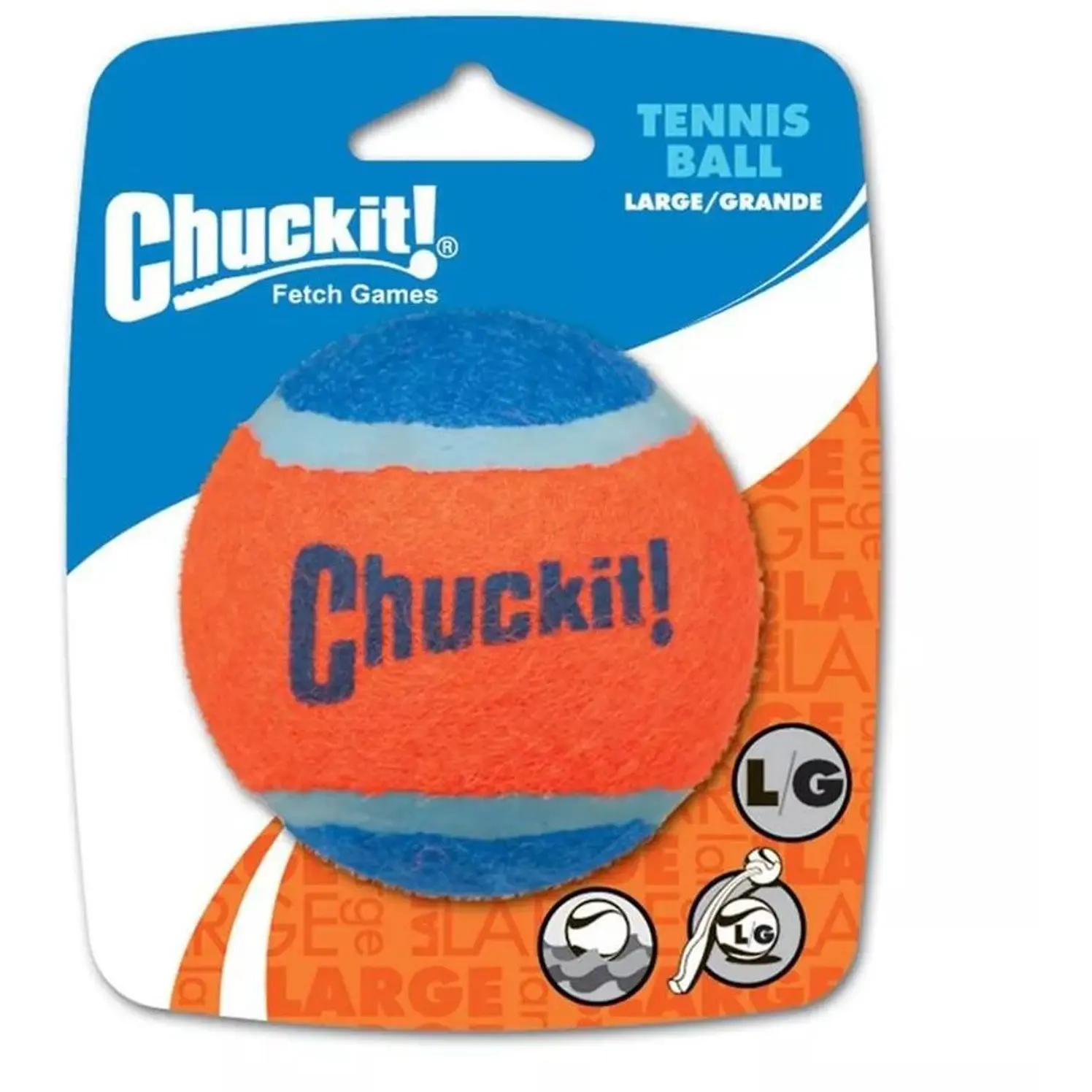 Juguete Perros Chuckit Tennis Ball Alta Visibilidad Large