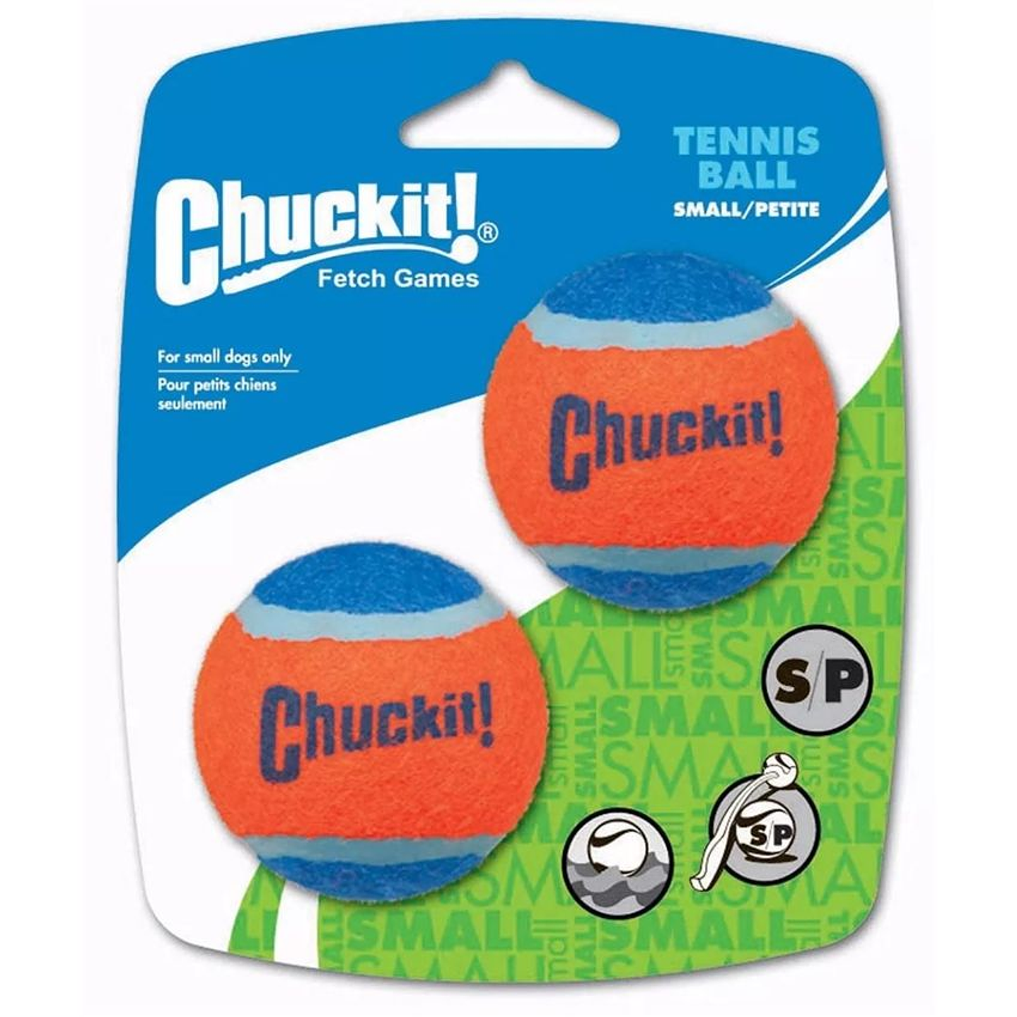 Juguete Perros Chuckit Tennis Ball Alta Visibilidad Small 2