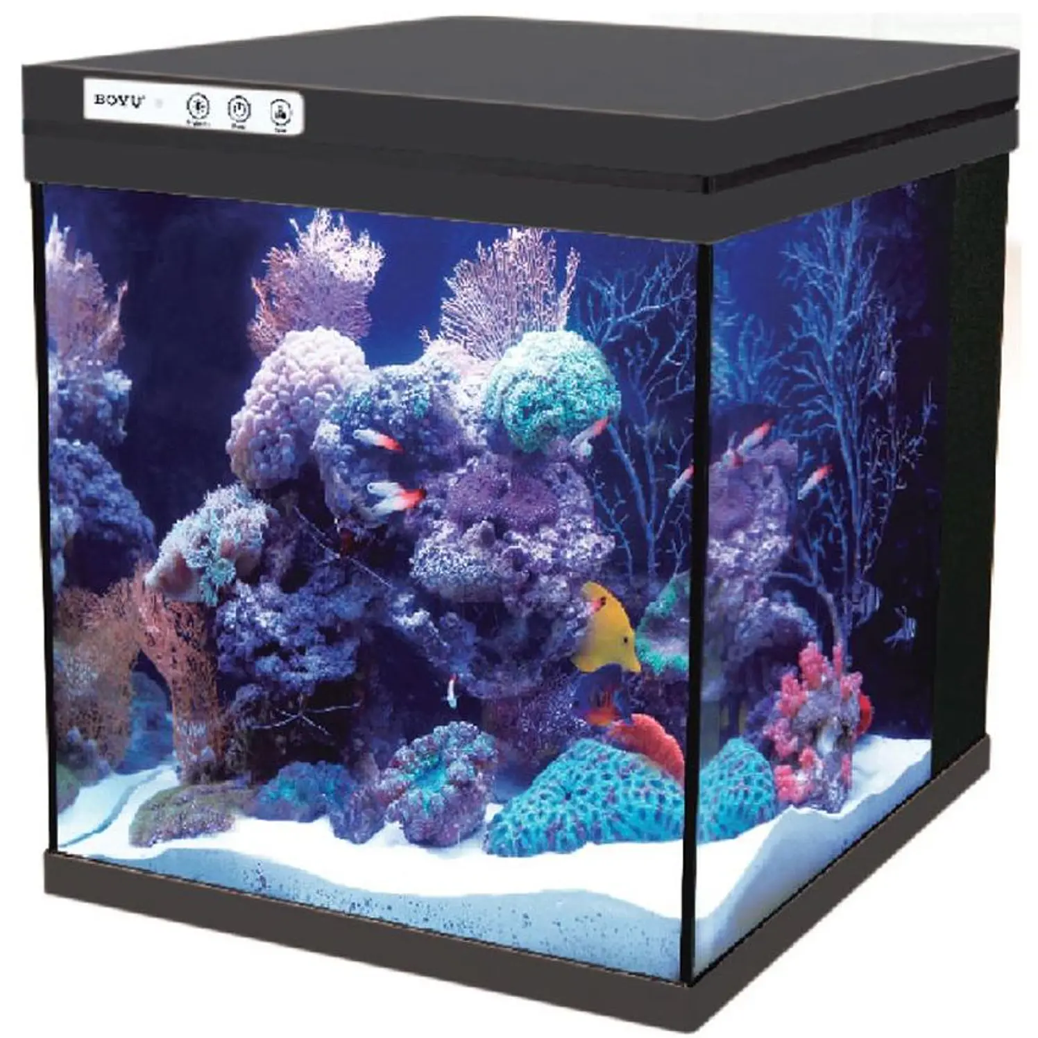 Acuario Boyu Inteligente Negro 76 Lt