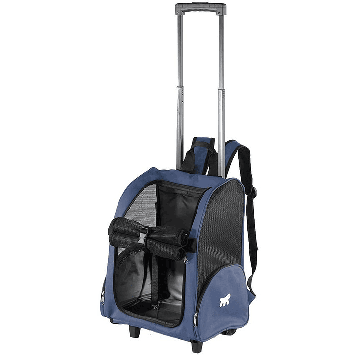 Cargador Mascotas Perro Gato Ferplast Trolley Azul Small