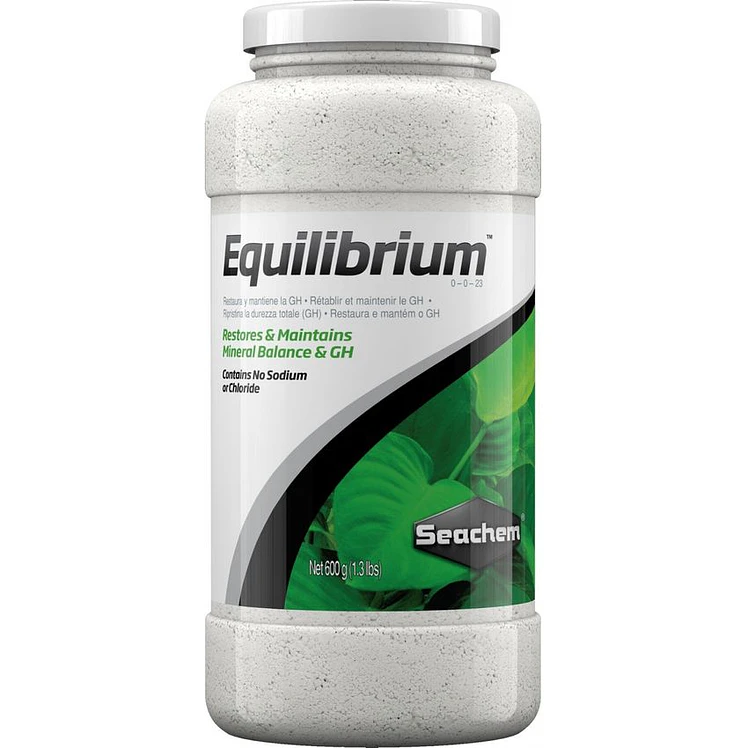 Seachem Equilibrium 600 Gr Minerales Plantas Acuario