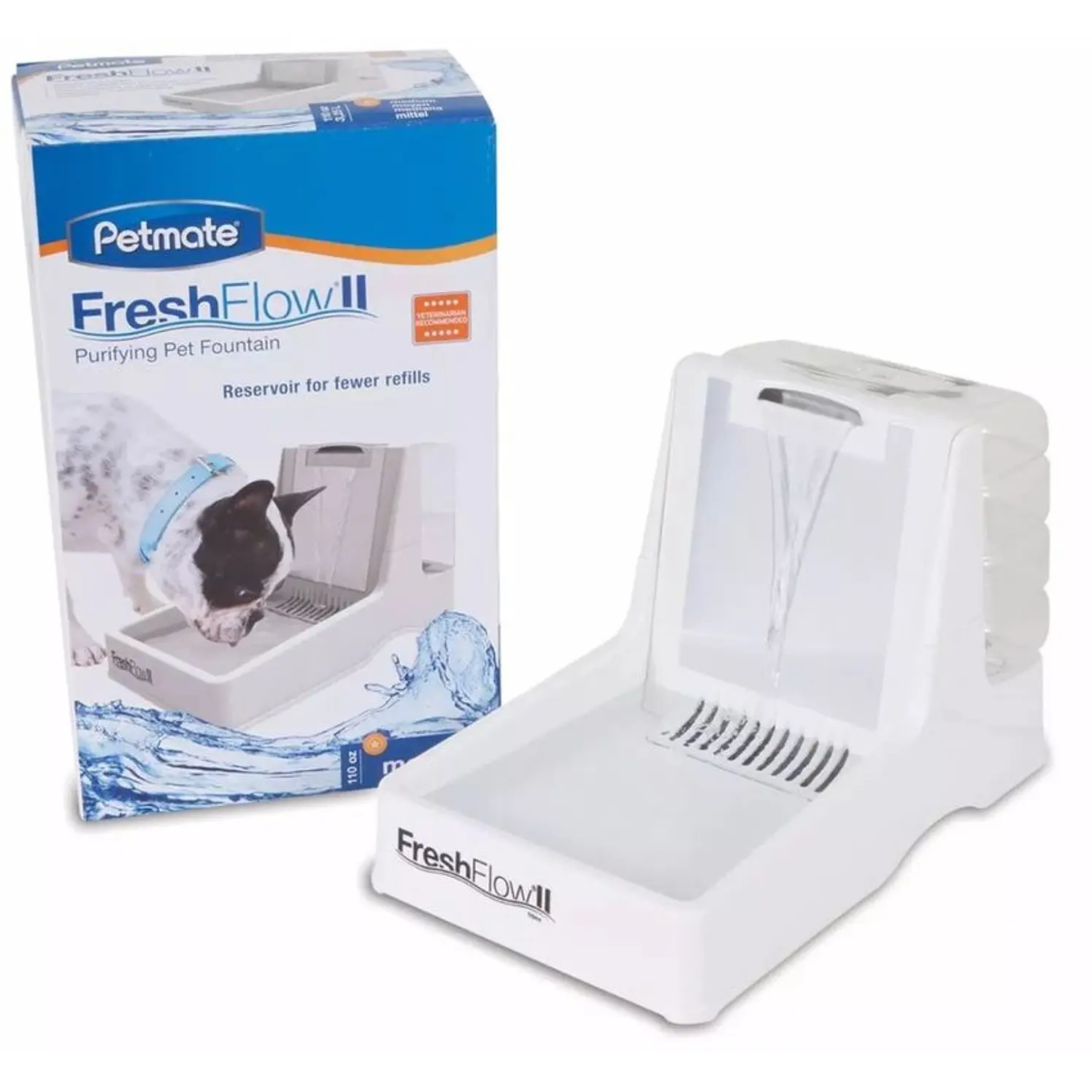 Petmate Bebedero Automatico Fuente Fresh Flow 2 110oz 3.2lt