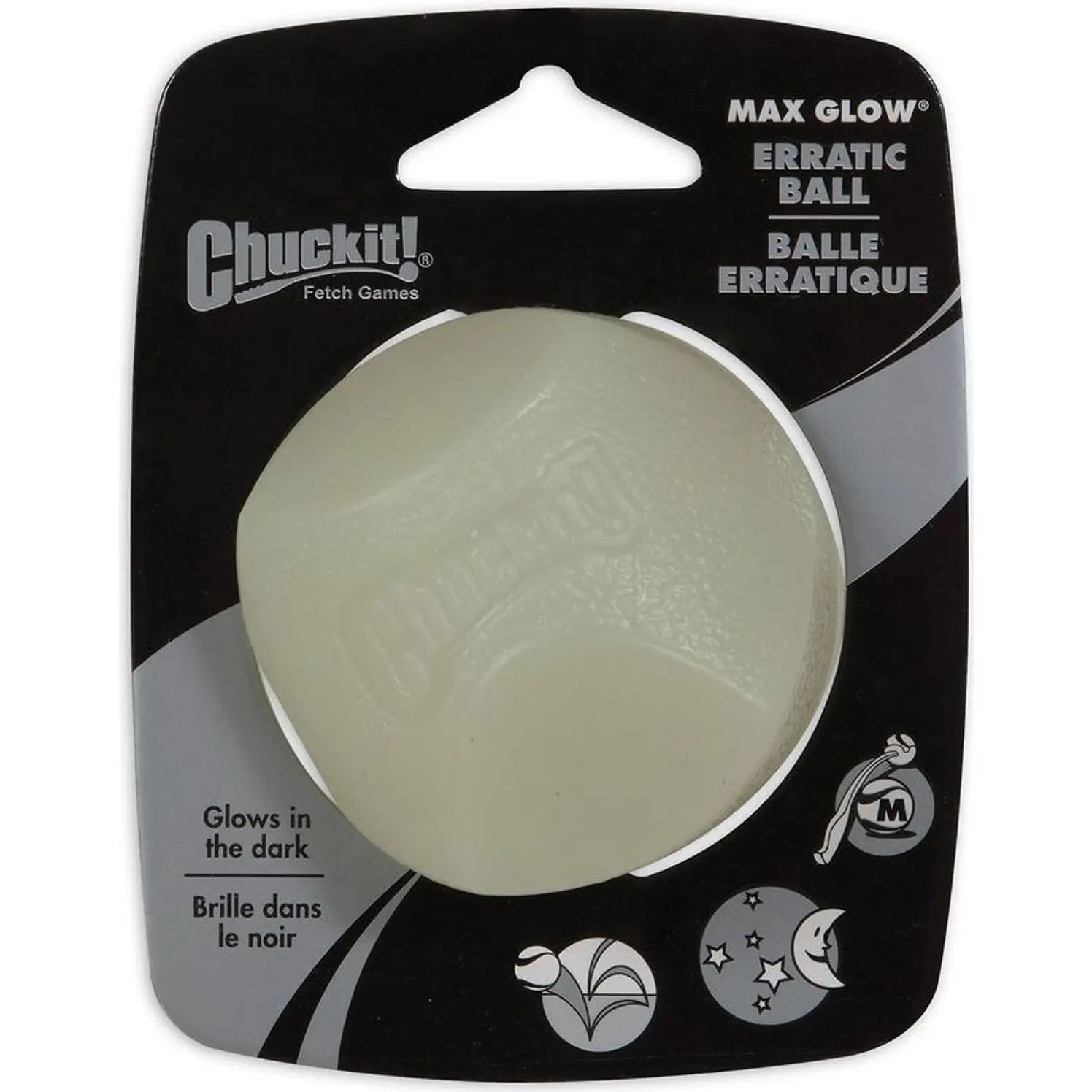 Chuckit Max Glow Juguete Perros Erratic Fluorecente Talla M