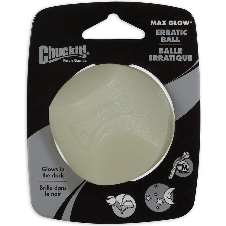 Chuckit Max Glow Juguete Perros Erratic Fluorecente Talla M
